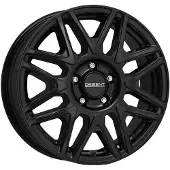 Dezent 16-inch aluminium velg kh, zwart, 16" x 6.5", 6x130 steek, ET62, 84.1mm naafdiameter. Velg: zwart