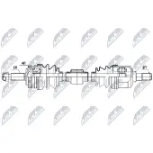 NTY NPW-HY-648 Aandrijfas