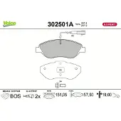 Valeo 302501A Remblokken
