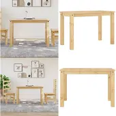 vidaXL Eettafel PANAMA 112x60x75 cm massief grenenhout