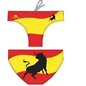 Turbo Bull Spain Swimming Brief Geel,Rood 9-10 Years Jongen