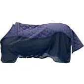 Kentucky Horsewear Horsewear - Transport combo cooler fleece deken marine 140-6'3