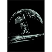 DEVplus Humankind Poster Glow in the Dark Astronaut Poster & Wallscrolls