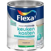 Flexa - Mooi Makkelijk Keukenkasten Mat - Hazelbruin - Mengverf - 750 Ml