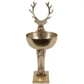 Countryfield Schaal Hert man L goud H51cm