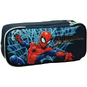 Giovas Spiderman etui met 2 vakken, 26 cm