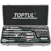 Toptul Dopsleutelset 3/8 34 stuks