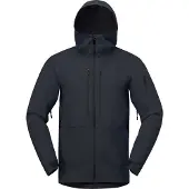 Norrøna - Ski jassen - Lofoten Flex1 Jacket M Caviar Black voor Heren van Softshell - Maat L - Zwart