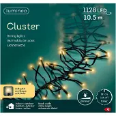 Lumineo Cluster steady 1128 LED Soft Gold Kerstverlichting