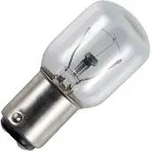 Schiefer BA15d Buis Gloeilamp | 10W 2700K 80lm 28V | Dimbaar