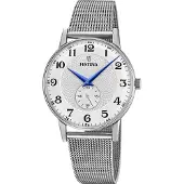 Festina F20568/1 Zilveren Herenhorloge