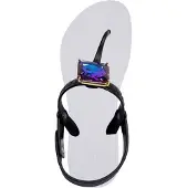 Uzurii Selena Diamond Blue Flip Flop wit