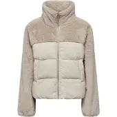 ONLY Winterjas 'ONLWanja' crème / donkerbeige