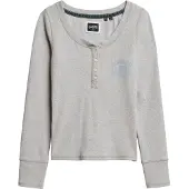 Superdry Shirt 'Athletic' royal blue/koningsblauw / grijs gemêleerd