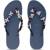 Uzurii Las dalias blue marineblauw
