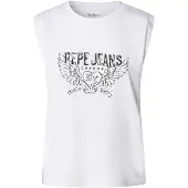 Pepe Jeans Shirt 'Bertha' zwart / wit