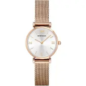 Giorgio Armani Emporio AR1956 Gianni T Bar Silver Ladies Watch