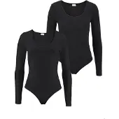 Vivance Body met lange mouwen elastische katoenkwaliteit (Set van 2) | Maat 36/38