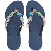 Uzurii Precious colorful bloom marineblauw