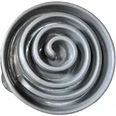 Pawise Slow Feeder Swirl Grijs - Hondenvoerbak - Ø30x5 cm