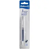 Pelikan Jazz Classic Blauw Intrekbare balpen met klembevestiging Medium 1 stuk(s)