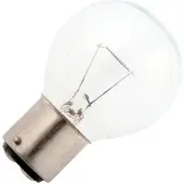 Schiefer Ba22d Kogel Gloeilamp | 10W 2700K 75lm 24V | Dimbaar