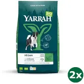 Yarrah 2x10 kg dog biologische brokken vega baobab / kokosolie hondenvoer
