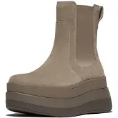 Original Brands F-mode stack suede chelsea boots