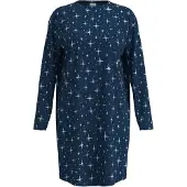 Mey Lange mouwen nachthemd Serie Polar Sky Deep Marine | Maat 48