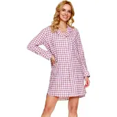 Doctor Nap Nachthemd Flanel Mauve TM.7300 XXL / 3XL