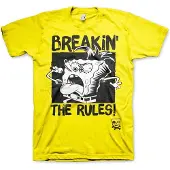 Spongebob SquarePants Breakin' The Rules T-shirt geel