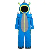 WeeDo Functioneel pak 'RHINO' blauw / grijs / neongroen