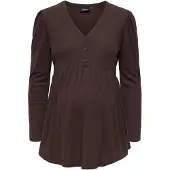 ONLY Maternity Blouse 'OLMCamoni' bruin