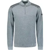 No-excess Trui lichtblauw / donkerblauw / blauw gemêleerd