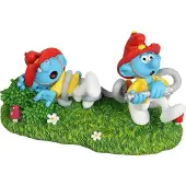 Diverse Papa Smurf And Brainy On The Beach Figure Blauw Kinderen