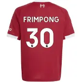 Adidas Liverpool Frimpong 30 Thuisshirt 2025-2026 Kids