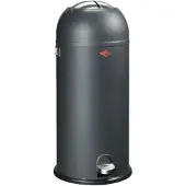Wesco Kickmaster Maxi Prullenbak | Pedaalemmer | 40 Liter | Metaal - Grafiet | Vuilnisbak - Made in Germany