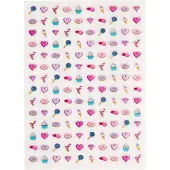 Canenco Create It! Candy Nagelstickers 848008 - Leuk voor kinderen