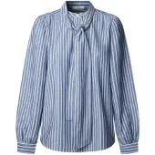 Pepe Jeans Blouse 'Maty' duifblauw / wit