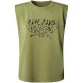 Pepe Jeans Shirt 'Bertha' kaki / zwart