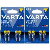 Varta 2x Longlife Power Alkaline Batterijen Aaa 4 Stuks