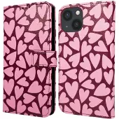 IMoshion Design Bookcase voor de Apple iPhone 14 - Hearty Blush