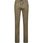 Gardeur Sandro jeans groen slim fit effen katoen