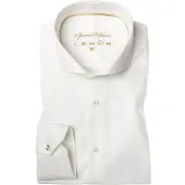 Ledub overhemd ecru slim fit cut-away