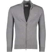 Gant Gebreid vest donkergrijs