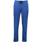 Schiesser pyjamabroek blauw geprint katoen