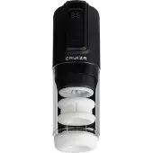 Cruizr CX10 - automatische draaiende en op-en-neer masturbator - zwart