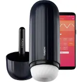 Svakom Sam Neo 2 Pro - App-gestuurde masturbator voor mannen (zwart-wit)
