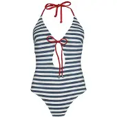 Barts Badpak Women Custe Halter One Piece Blue-Maat 36