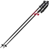 Komperdell Alpine skistok met heupfles, skistok, zwart/rood